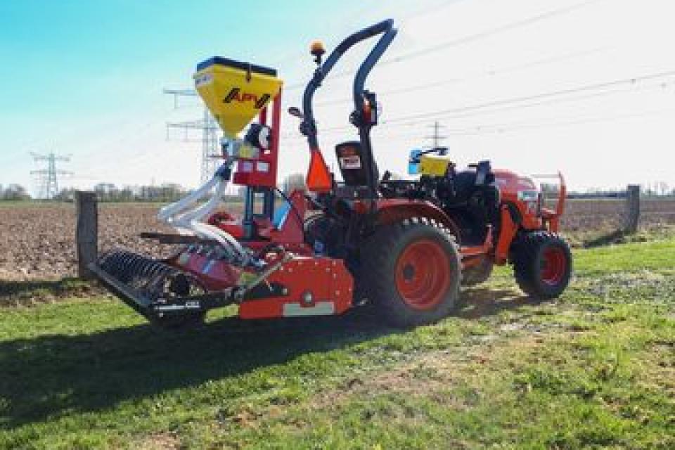 precisiezaaien van bloemenmengsels en grassen