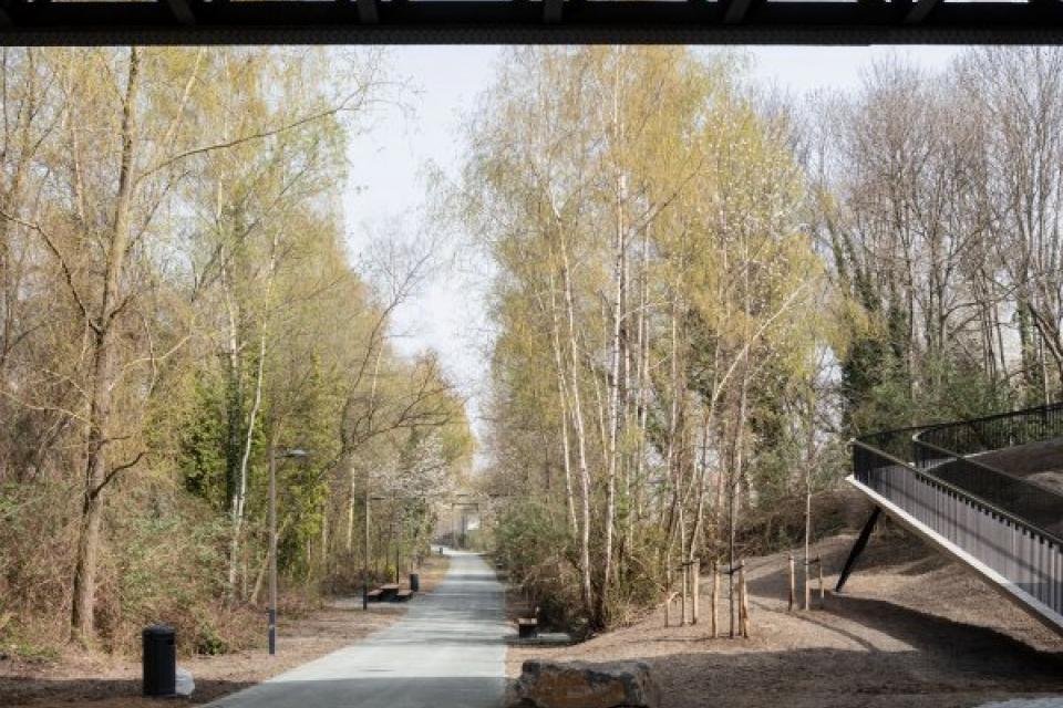 Brussel / Pannenhuispark verbindt Bockstaelplein met Thurn en Taxis-site