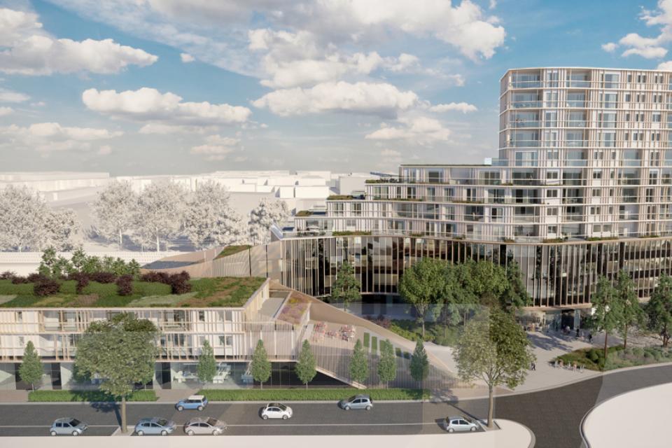 Roeselare / Stationsbuurt wordt stedelijk landschap