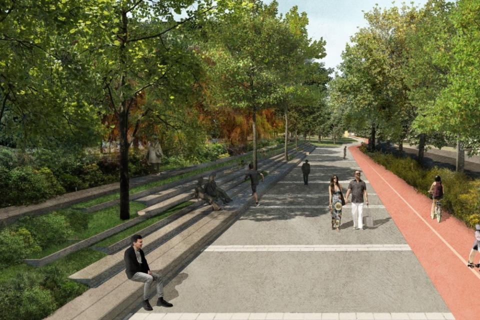 Antwerpen / Definitief ontwerp Scheldekaaien Nieuw Zuid 