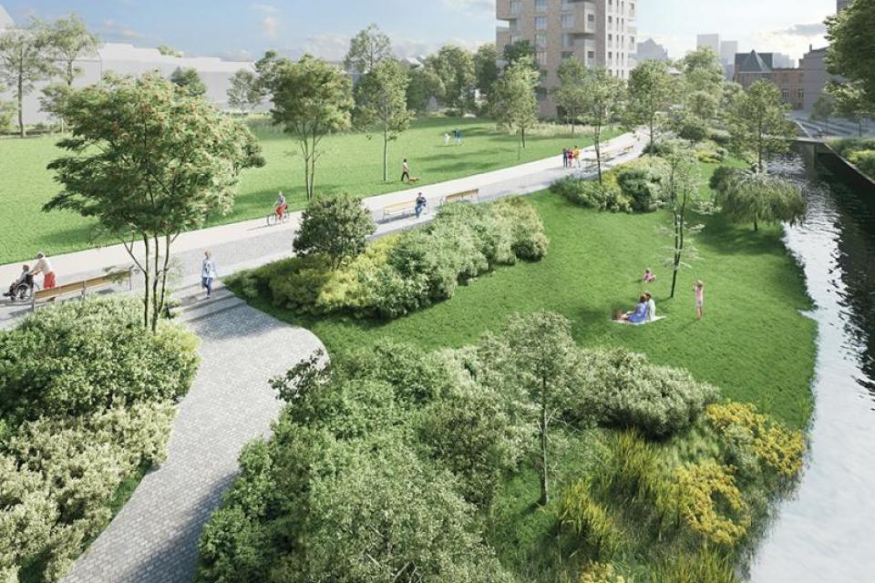 De Hoge Gezondheidsraad organiseert op 21 april 2022 een studiedag en debat over het thema ‘Meer groen en blauw in de stad’.
