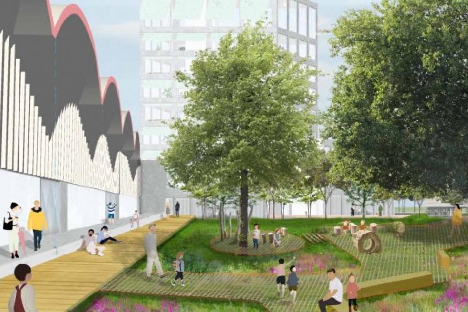 Antwerpen / Eerste ontwerp voor de publieke ruimte in Slachthuiswijk goedgekeurd 