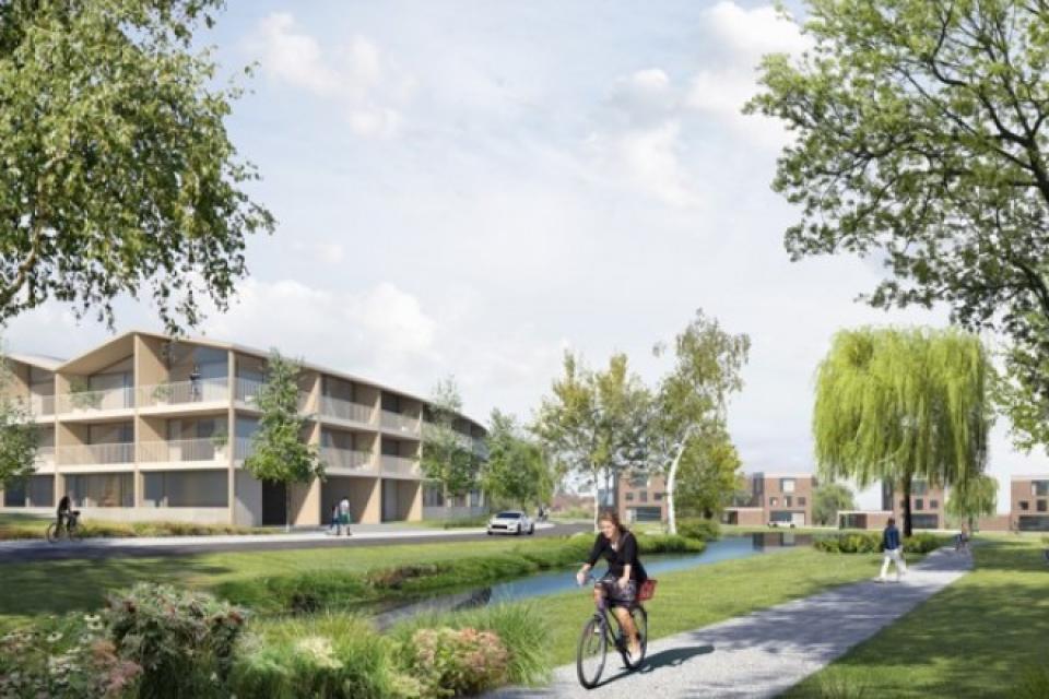 Marke (Kortrijk) / Groen woonwerkproject op KMO-zone