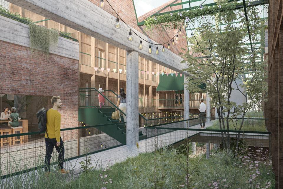 Sluitstuk van de transformatie is de realisatie van een nieuwe woonontwikkeling. 