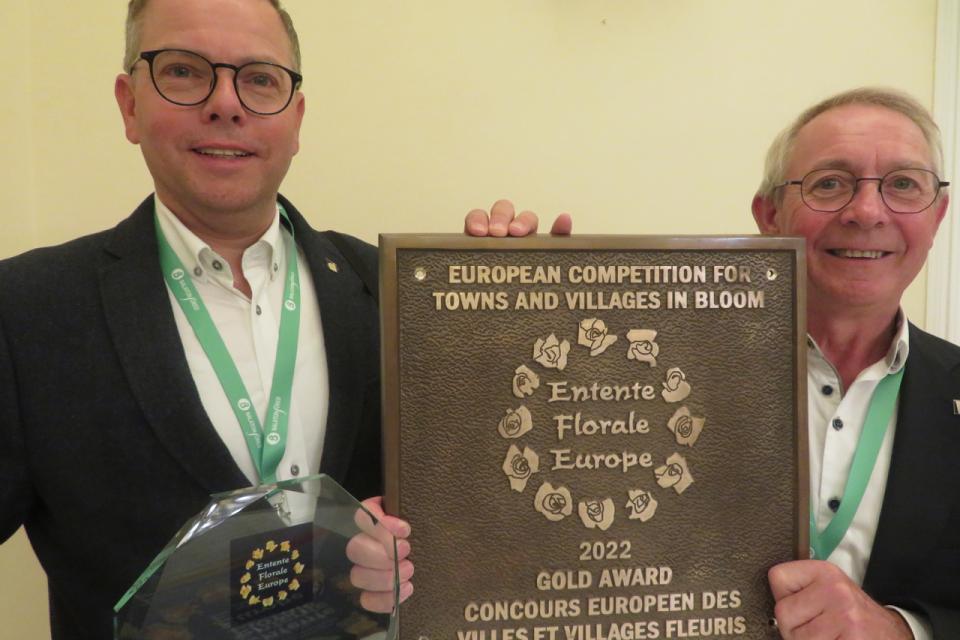Gouden medaille voor Diksmuide in Entente Florale Europe 2022