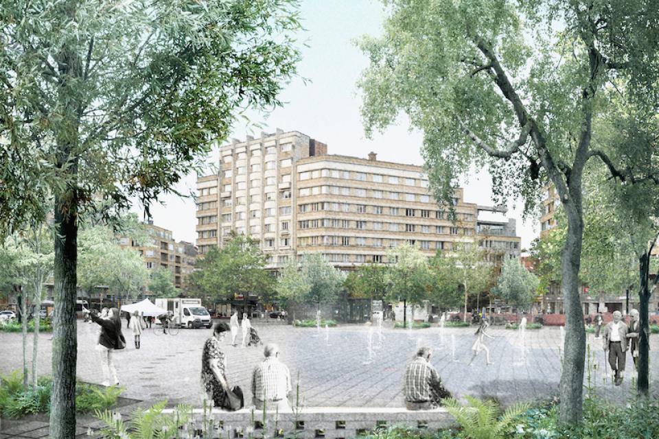 Een groene make-over voor Flagey