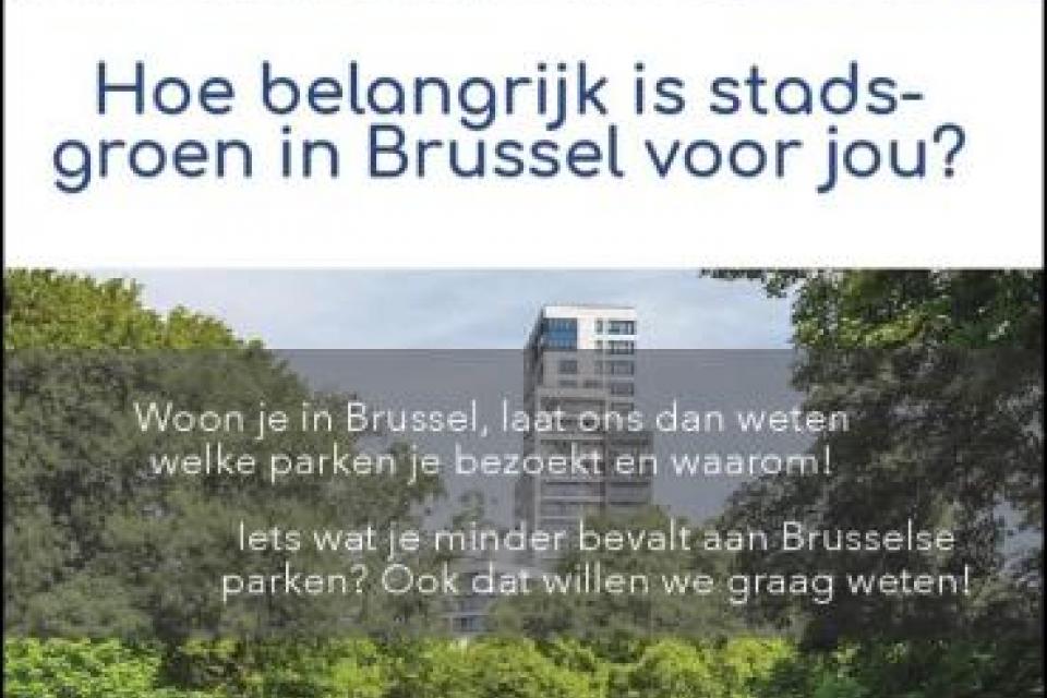 Hoe belangrijk is stadsgroen in Brussel voor jou?