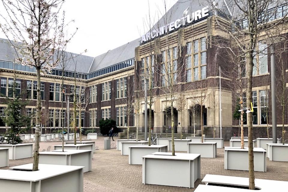 Klimaatarboretum aan TU Delft