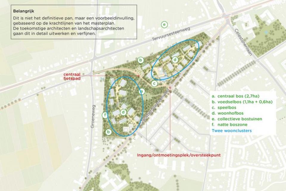 Leuven / Klimaatneutrale wijk is ook een bos
