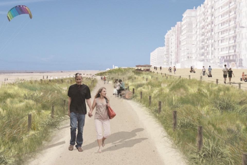 Renovatie zeedijk Westende wint Blue Innovation Award