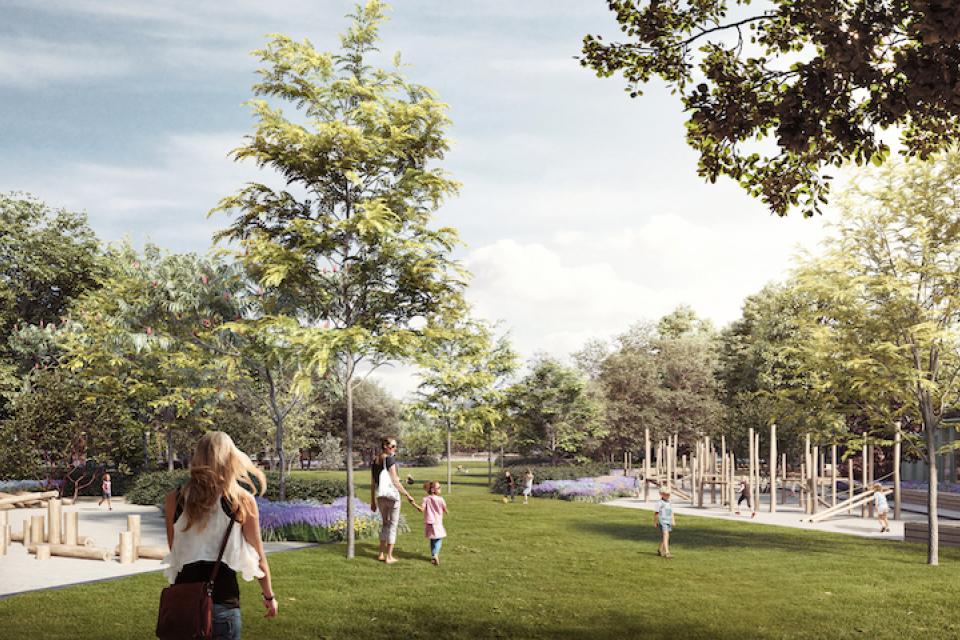 Antwerpen / Start werken derde en laatste fase Zuidpark 